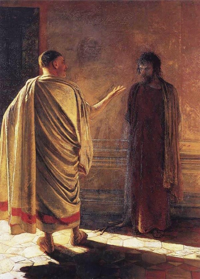 ¿Qué es la verdad? Cristo y Pilato – Nikolái Ge