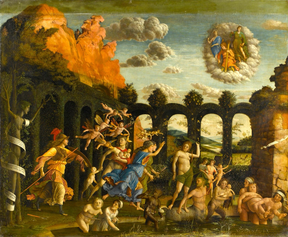 Minerva expulsando los vicios del jardín de la Virtud – Andrea Mantegna